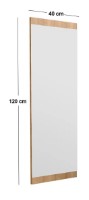 Зеркало Trendy Azus Natural 120x40x2cm GTR005525 фото №5 — интернет-магазин Desire.md