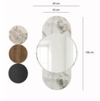 Oglindă Trendy Timp White Marble 106x60x2cm GTR006585 imaginea #3 — magazin online Desire.md