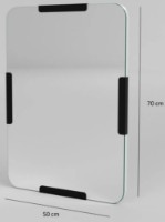 Oglindă Trendy Pera Black 70x50x2cm GTR006565 imaginea #3 — magazin online Desire.md