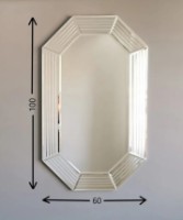 Oglindă Trendy A310D Silver 100x60x2cm GTR006515 imaginea #3 — magazin online Desire.md