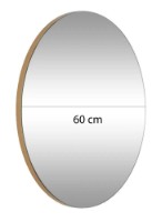 Oglindă Trendy Aso 90 Gold 90x90x1cm GTR006557 imaginea #3 — magazin online Desire.md