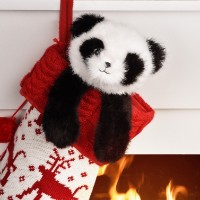 Jucărie de pluș Histoire d'Ours Panda Magnetic 30cm (HO3361) imaginea #2 — magazin online Desire.md