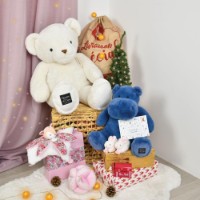 Jucărie de pluș Histoire d'Ours Teddy Bear White 75cm (HO3222) imaginea #5 — magazin online Desire.md