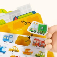 Set de Stickere Reutilizabile Mideer The Bustling Traffic (MD1245) фото №5 — интернет-магазин Desire.md