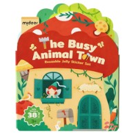 Набор многоразовых наклеек Mideer The Busy Animal Town (MD1244)