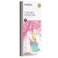 Carte de colorat pentru copii Mideer Unicorn Legend (MD4297)