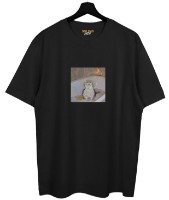 Tricou bărbătesc Soling Cat spa Black, s.M (Print-fcs6)