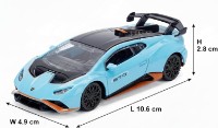 Mașină Rastar Die cast 1:43 Lamborghini Huracan STO Blue (64640) imaginea #8 — magazin online Desire.md