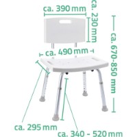 Scaun de baie și duș Ridder A00602101 imaginea #2 — magazin online Desire.md