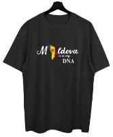 Мужская футболка Soling Moldova in my DNA Black, s.M (Print-dna1)