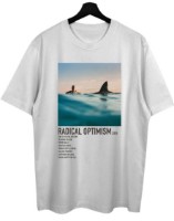 Мужская футболка Soling Radical Optimism White, s.XL (Print-fro7)