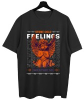 Tricou bărbătesc Soling Stone cold Black, s.M (Print-1661)