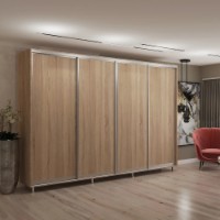 Dulap cu uşi glisante My-Style Chipboard 310x230x60 Sonoma Oak (C31H3M03U01) imaginea #1 — magazin online Desire.md