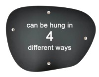 Зеркало Trendy Amorf Transparent 90x70x3cm GTR006545 фото №5 — интернет-магазин Desire.md