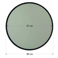 Oglindă Trendy Yuvarlak A711 Black 60x60x2cm GTR006539 imaginea #4 — magazin online Desire.md