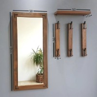 Зеркало Trendy V109 Walnut 110x50x3cm GTR001406 фото №2 — интернет-магазин Desire.md