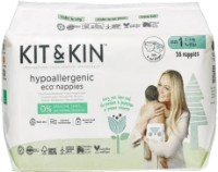 Scutece Kit&Kin Hypoallergenic Eco Size 1/38pcs