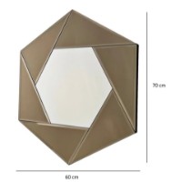 Oglindă Trendy Stare Bronze 70x60cm GTR006579 imaginea #4 — magazin online Desire.md