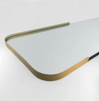 Зеркало Trendy Smooth Gold 130x60x2cm GTR006573 фото №3 — интернет-магазин Desire.md