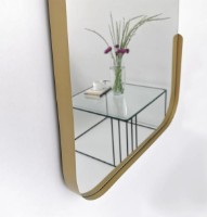 Зеркало Trendy Smooth Gold 130x60x2cm GTR006573 фото №4 — интернет-магазин Desire.md