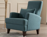 Fotoliu Trendy Kana Bergere Turquoise 87x91x76cm GTR002056 imaginea #3 — magazin online Desire.md