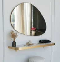 Oglindă Trendy Porp Gold 90x60x2cm GTR006554