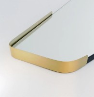 Зеркало Trendy Neregulat Black/Gold 120x60x2cm GTR006574 фото №4 — интернет-магазин Desire.md