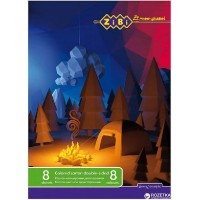 Картон ZiBi A4 8p 8colors (ZB.1959)