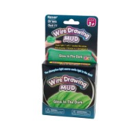 Nisip cinetic Wire Drawing Mud Glow in the Dark 10gr Green