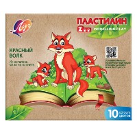 Plastilina Луч Zoo 10 Colors (29C 1721-08)