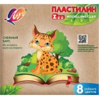 Plastilina Луч Zoo 8 Colors (29C 1720-08)