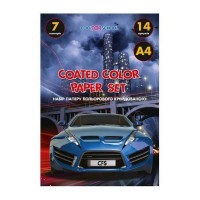 Hârtie colorată Cool For School A4 14pcs (CF21100-03)