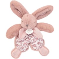 Jucărie de pluș Doudou Rabbit Flat Pink 18cm (DC4153)