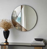 Oglindă Trendy Cicero Bronze/Black 60x60x2cm GTR006578