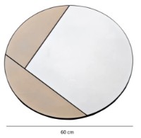 Oglindă Trendy Cicero Bronze/Black 60x60x2cm GTR006578 imaginea #4 — magazin online Desire.md