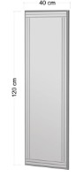 Зеркало Trendy Buhem White 120x40x2cm GTR005533 фото №2 — интернет-магазин Desire.md