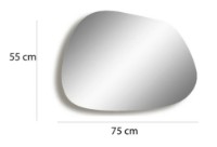 Oglindă Trendy Bucurie Gold 75x55x1cm GTR006553 imaginea #3 — magazin online Desire.md