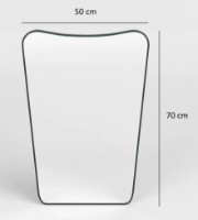 Зеркало Trendy Bella Donna Black 70x50x2cm GTR006563 фото №4 — интернет-магазин Desire.md