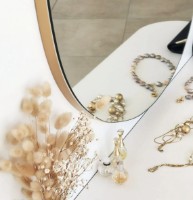 Зеркало Trendy Aso Gold 70x68x2cm GTR006556 фото №4 — интернет-магазин Desire.md