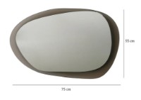 Oglindă Trendy Aqua A343 Bronze 75x55x2cm GTR006547 imaginea #4 — magazin online Desire.md