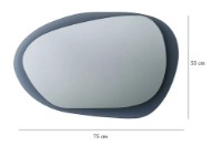 Зеркало Trendy Aqua A344 Fume 75x55x2cm GTR006548 фото №4 — интернет-магазин Desire.md