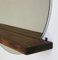 Зеркало Trendy Apus de Soare Walnut 70x70x15cm GTR006507 фото №2 — интернет-магазин Desire.md