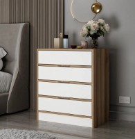 Comodă Trendy Elina 8173 Walnut/White 70x40x79cm GTR003924 imaginea #2 — magazin online Desire.md