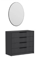 Comodă Trendy Kale Luxe 4801 Anthracit 45x85x100cm GTR003936 imaginea #2 — magazin online Desire.md