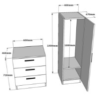 Comodă Trendy CC6-W White 60x71.8x46.8cm GTR006712 imaginea #3 — magazin online Desire.md