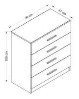 Comodă Trendy Kale TV Anthracit 90x100x47cm GTR003940 imaginea #3 — magazin online Desire.md