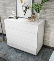 Comodă Trendy Lines White 90x82x45cm GTR005843