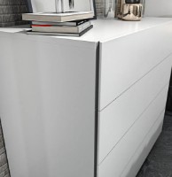 Comodă Trendy Lines White 90x82x45cm GTR005843 imaginea #3 — magazin online Desire.md