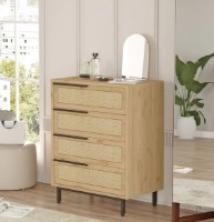 Comodă Trendy ON17-SU Walnut/Oak 95.1x74.8x44.5cm GTR001676 imaginea #4 — magazin online Desire.md