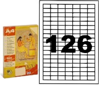 Etichete autoadezive pentru imprimantă Olimp A4/100p 126pcs 2815